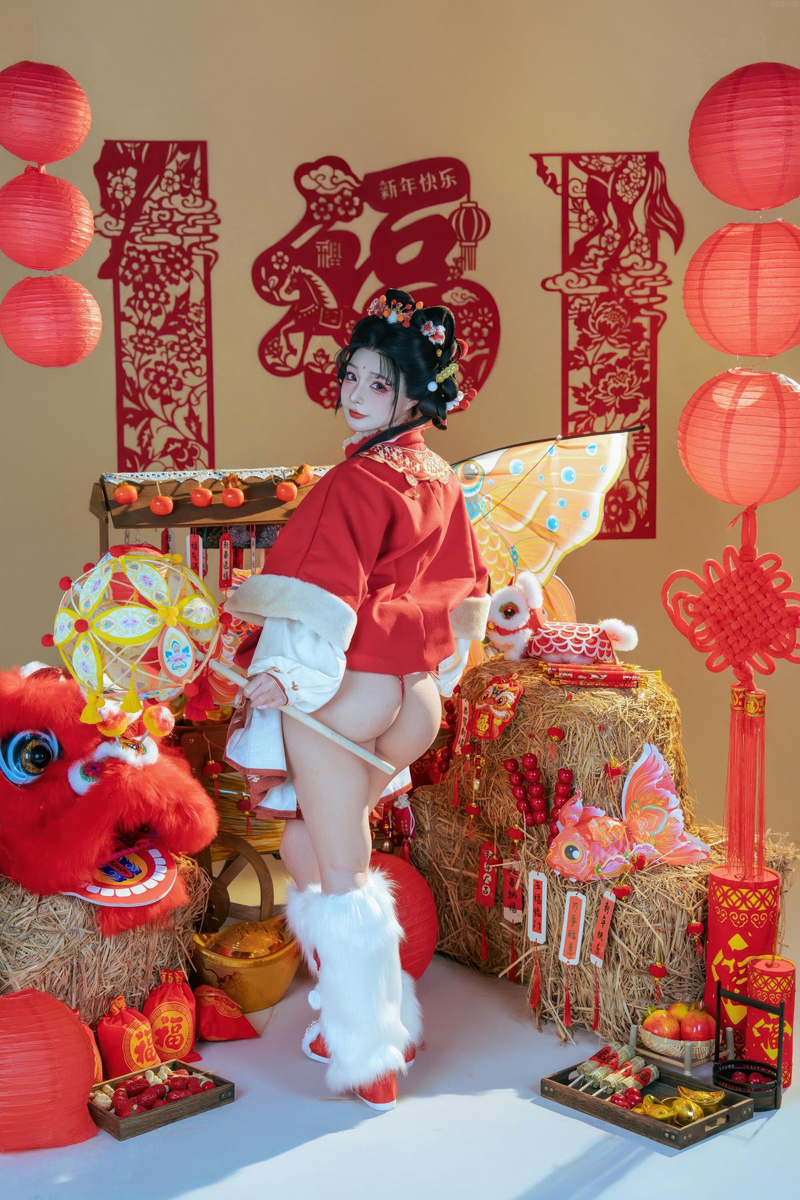 [yuuhui玉汇] NO.162 2026新春特辑 醒狮少女-慕色阁