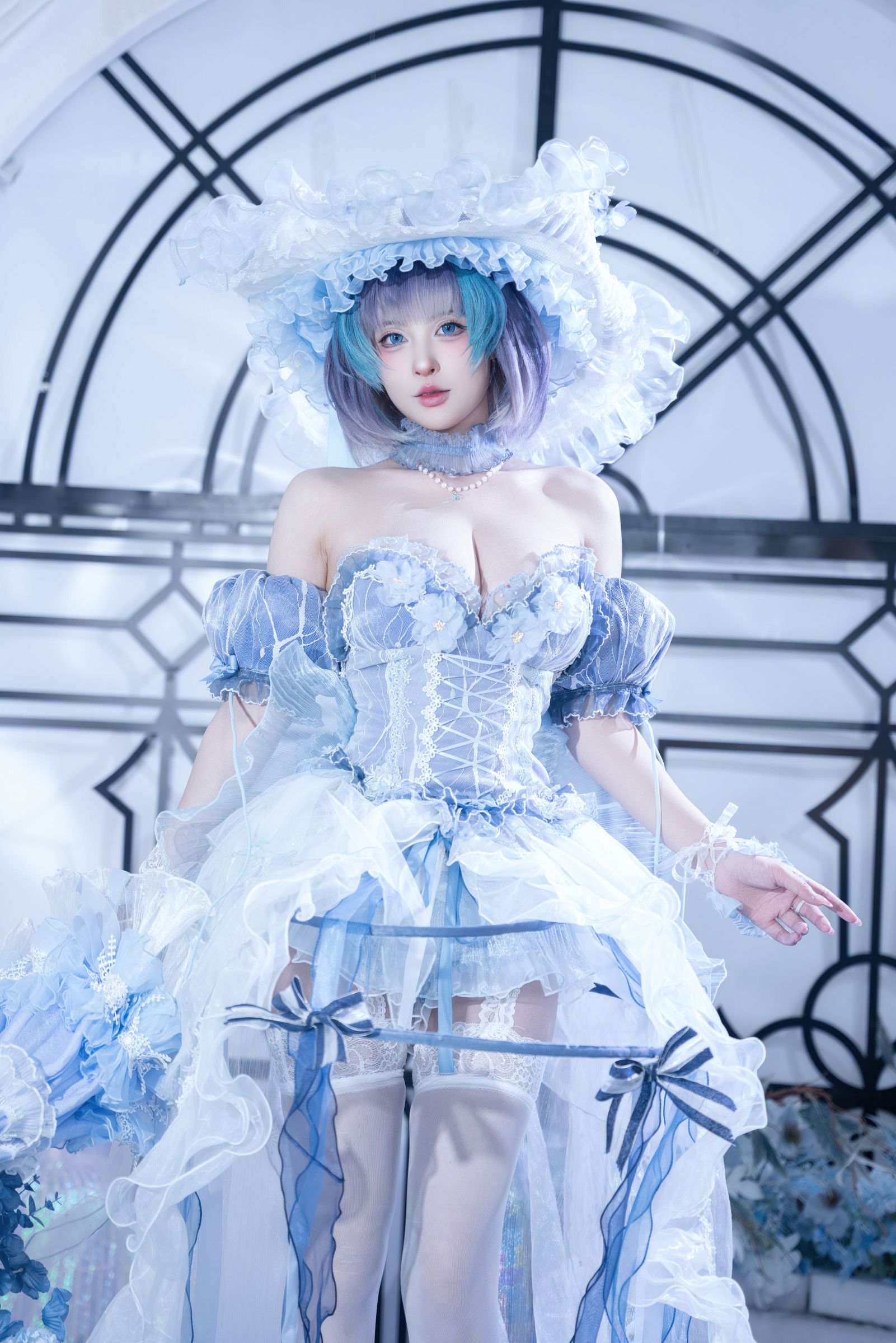 [清水由乃] NO.090 碧蓝航线 柴郡废稿礼服-写真网