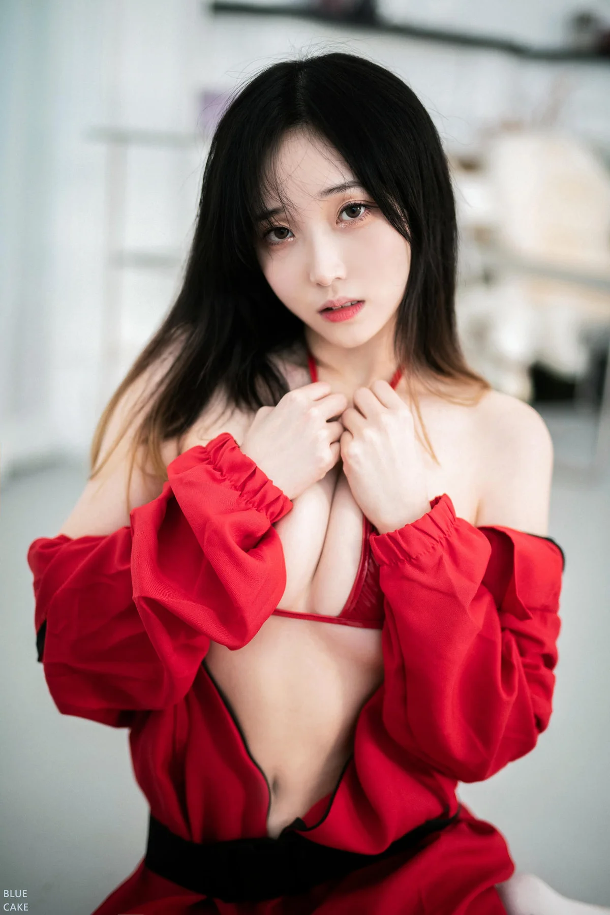 图片[1]-BLUECAKE No.014 Bambi制服丁字裤诱惑-慕色阁