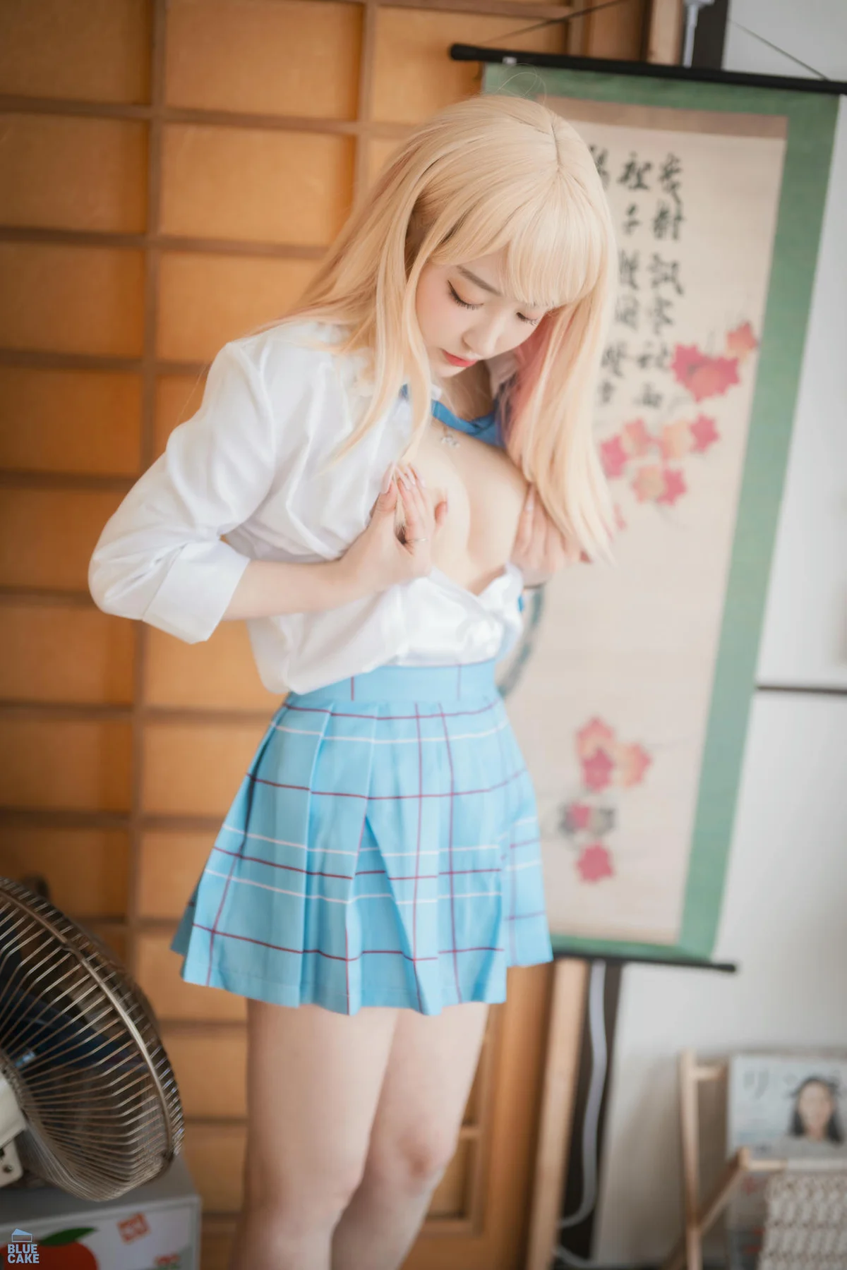 BLUECAKE No.049 MarinYetagawa短裙jk制服套图-电鸽